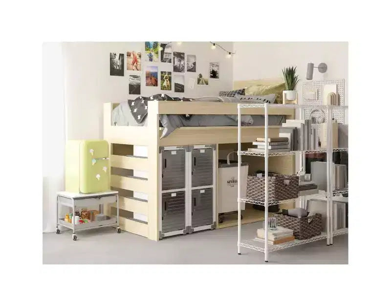 Cesto portabiancheria commerciale pieghevole in tela con ruote – Capacità 36 kg, ruote con blocco | Bianco naturale