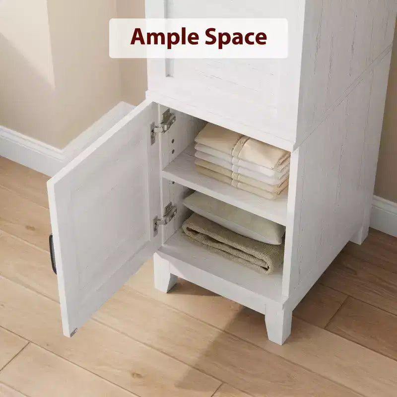 Guardaroba ad armadio alto 183 cm – Armadio stretto in legno con asta appendiabiti e ripiani