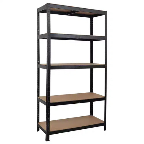 23.6x15.7x47.2 5-Tier Heavy Duty Storage Rack C Adjustable Steel Frame Utility Shelf for Garage/Warehouse/Kitchen (1-Pack)