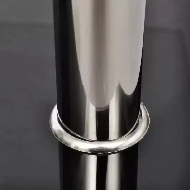 Tavolino da caffè moderno rettangolare a 2 livelli – Piano in vetro temperato e gambe in acciaio inossidabile, garanzia di 2 anni