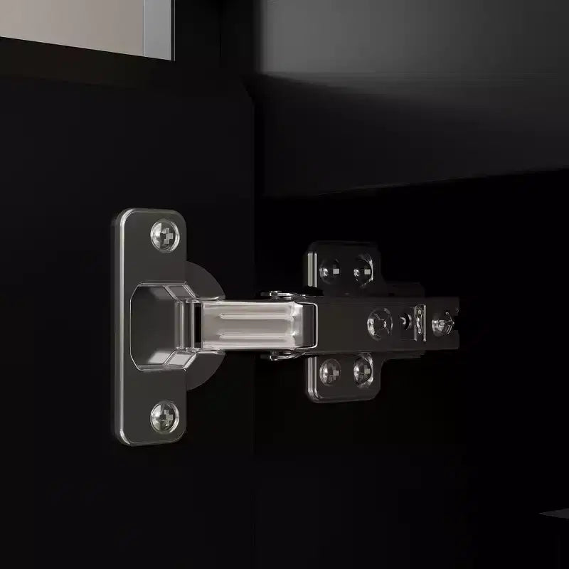 Mobile TV allungabile nero con luci LED RGB, 2 ante e 2 cassetti - Adatto per TV da 55-80"