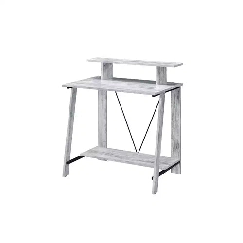 HomeStock 45 in.H Black Color Steel Standing Desks with No Storage