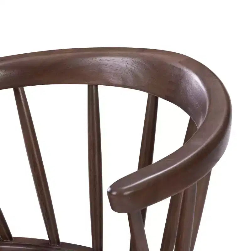Sedia da pranzo Windsor – Legno massello di Hevea, schienale a fusi, portata 180 kg