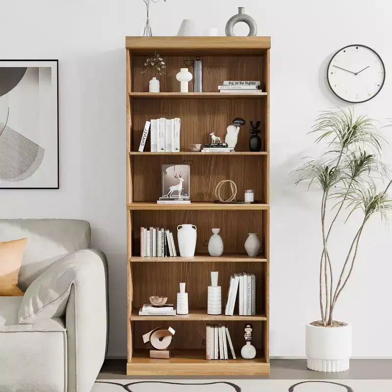 Libreria in legno senza ante e armadietto contenitore – Impilabile, modulare, naturale | 91x79x41 cm