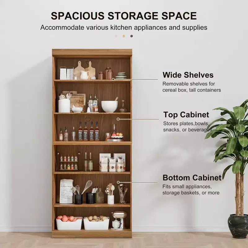 Libreria in legno senza ante e armadietto contenitore – Impilabile, modulare, naturale | 91x79x41 cm