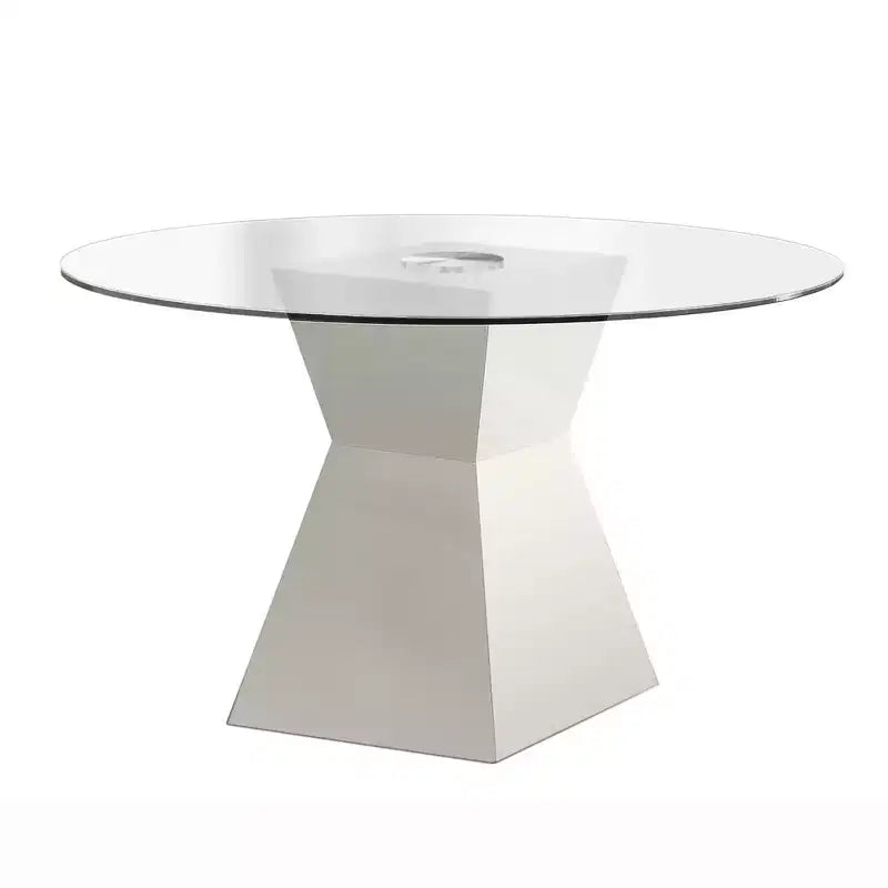 HOMES: Inside + Out 45" Grimsby Round Dining Table White