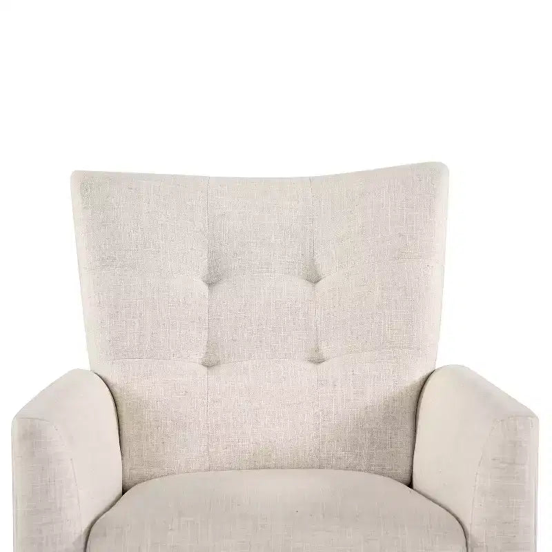 Poltrona Reclinabile Manuale con Molle Insacchettate e Schienale Imbottito - Accent Moderno Rivestito in Tessuto