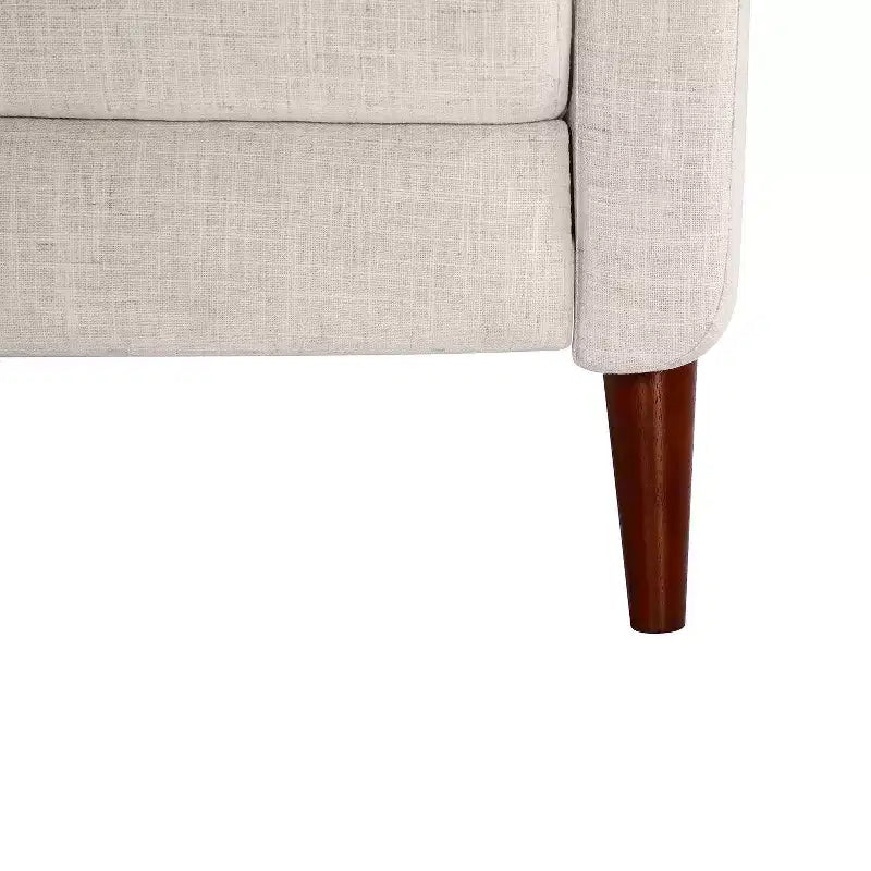 Poltrona Reclinabile Manuale con Molle Insacchettate e Schienale Imbottito - Accent Moderno Rivestito in Tessuto