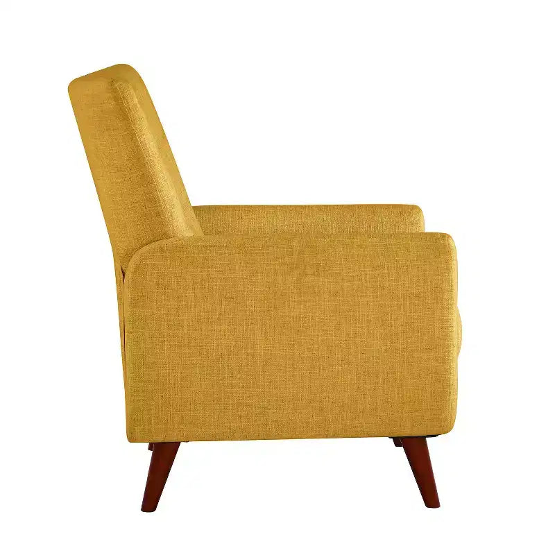 Poltrona Reclinabile Manuale con Molle Insacchettate e Schienale Imbottito - Accent Moderno Rivestito in Tessuto