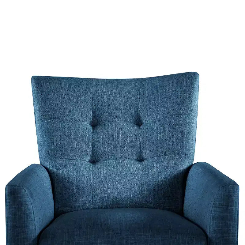 Poltrona Reclinabile Manuale con Molle Insacchettate e Schienale Imbottito - Accent Moderno Rivestito in Tessuto