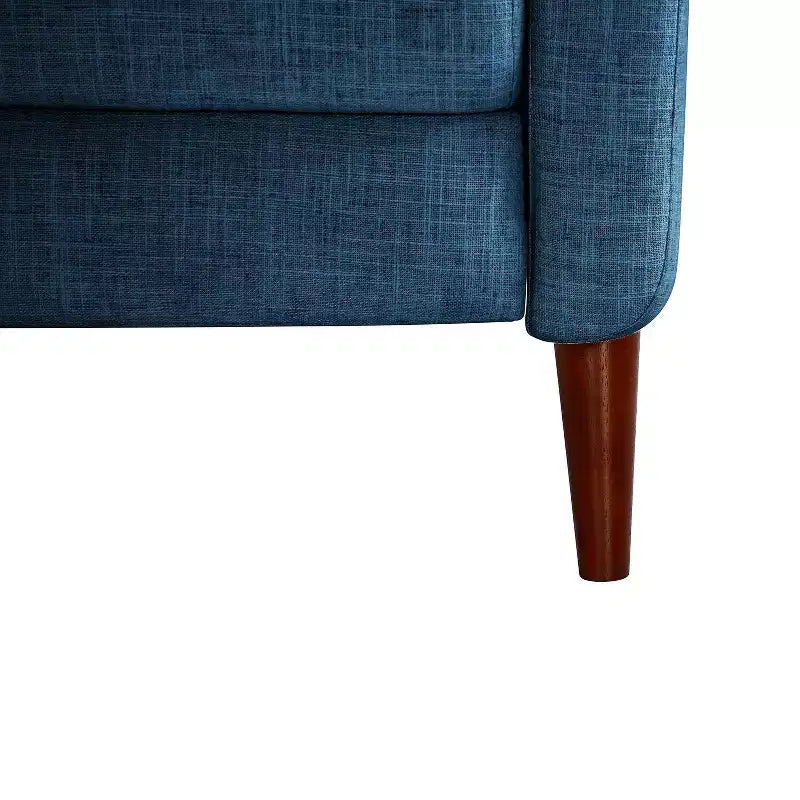 Poltrona Reclinabile Manuale con Molle Insacchettate e Schienale Imbottito - Accent Moderno Rivestito in Tessuto