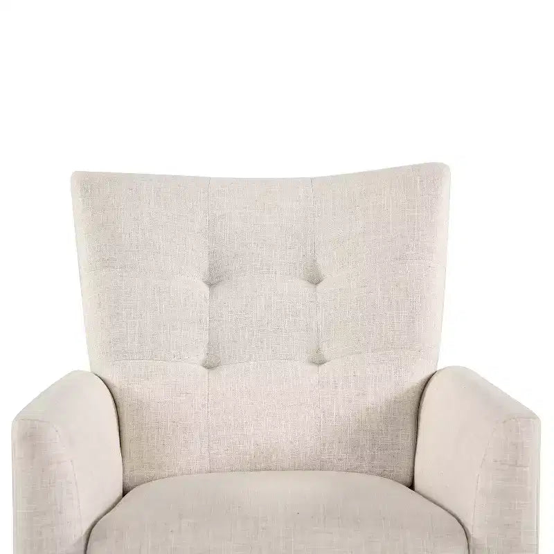 Poltrona Reclinabile Manuale con Molle Insacchettate e Schienale Imbottito - Accent Moderno Rivestito in Tessuto