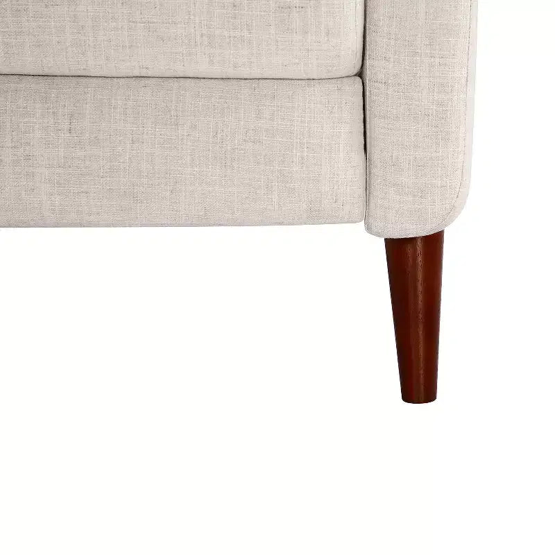 Poltrona Reclinabile Manuale con Molle Insacchettate e Schienale Imbottito - Accent Moderno Rivestito in Tessuto